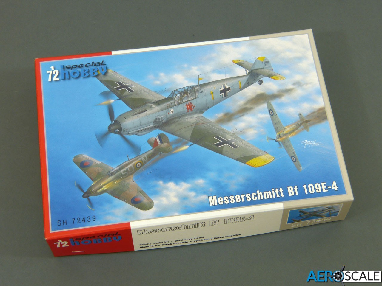 Kit #SH72439 - Messerschmitt Bf 109E-4. Price: 16.20 Euros