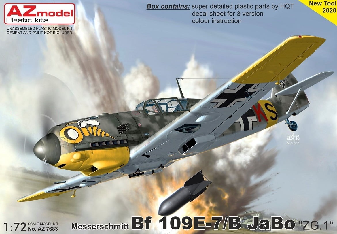 AZ7683 - Bf 109 E-7/B JaBo ‘ZG1’