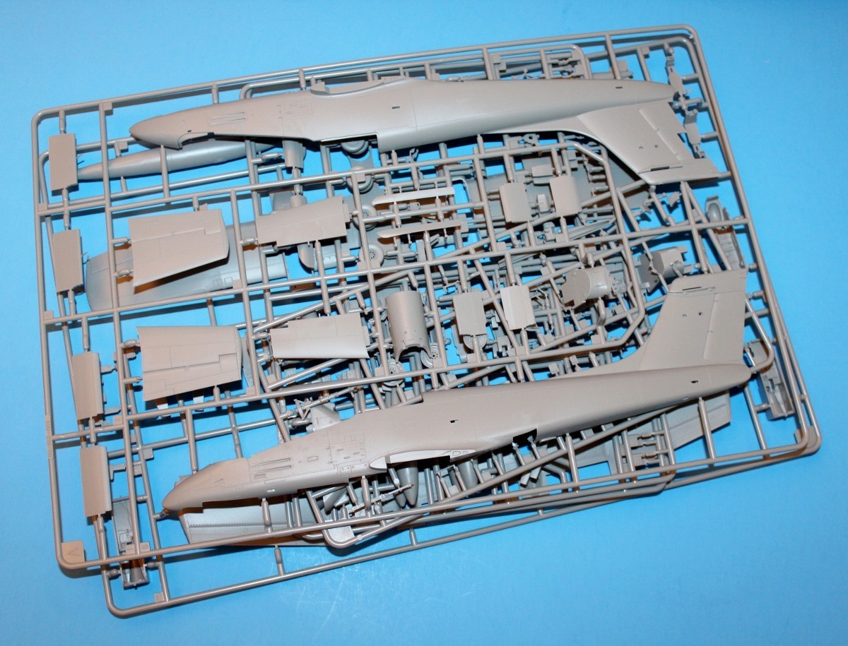 Tightly packed sprues