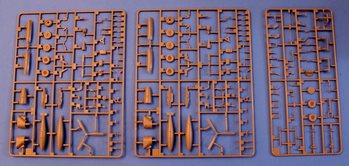 Sprues C & D with contrast