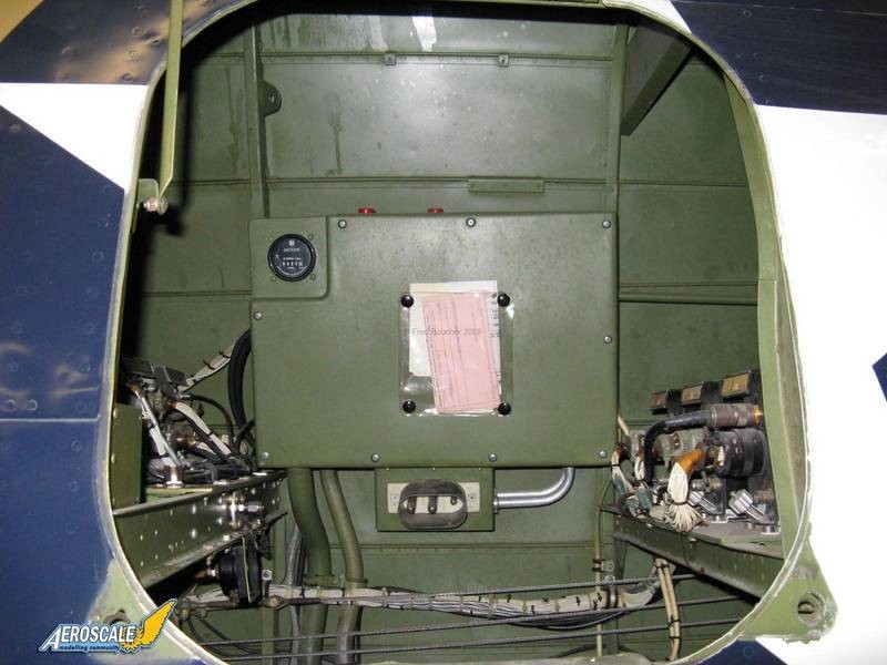 P-40E fuselage access hatch