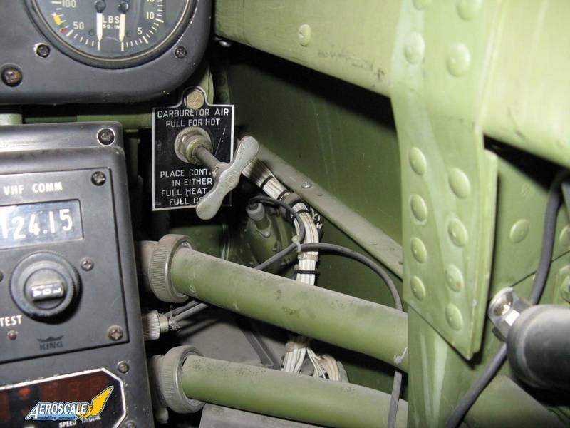 P-40E carburetor heat control