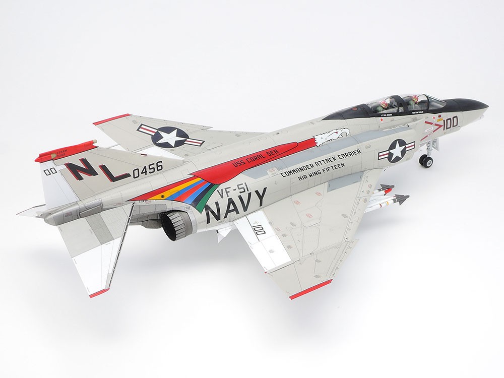 Extensive research enabled this highly accurate kit recreation of the F-4B. This image shows the VF-51 “Screaming Eagles" marking option