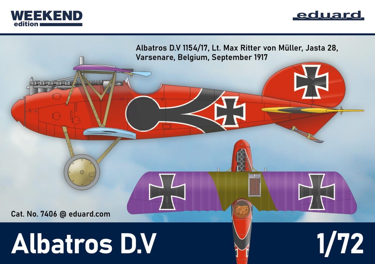 Eduard 1/72 Albatros D.V Weekend Edition 