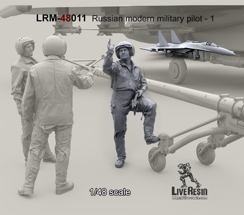 LRM48011 - Russian modern military pilot - 1