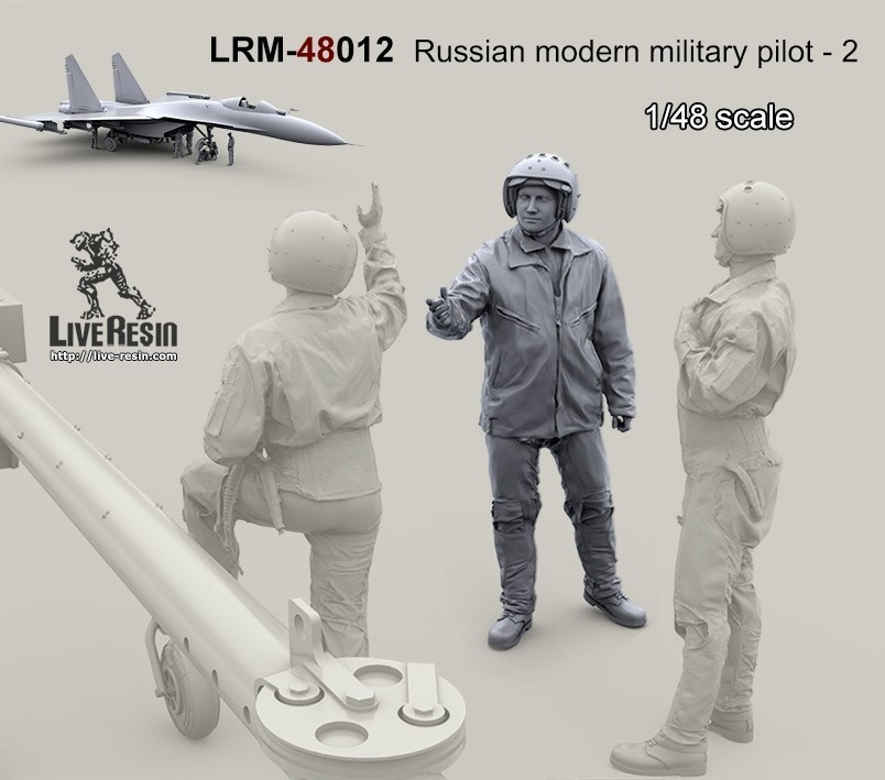 LRM48012 - Russian modern military pilot - 2
