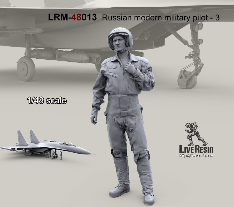 LRM48013 - Russian modern military pilot - 3