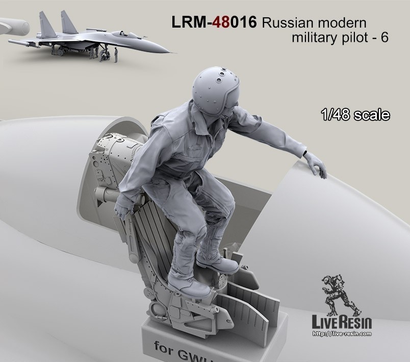 LRM48016 - Russian modern military pilot - 6