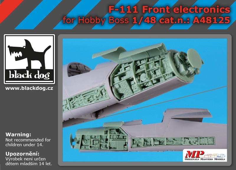 A48124 1/48 F-111 Front electronic for Hobby Boss