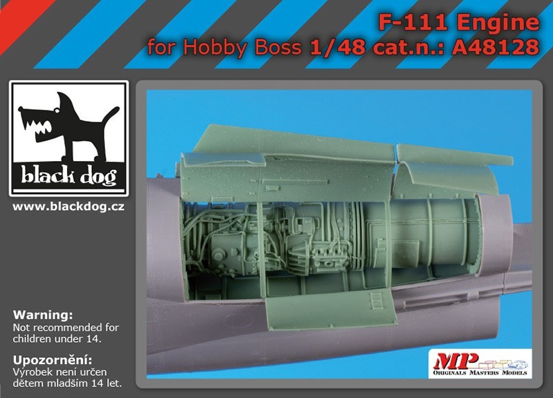 A48128 1/48 F-111 engine for Hobby Boss