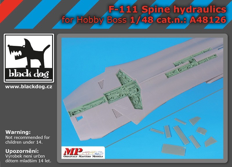 A48126 1/48 F-111 Spine hydraulics for Hobby Boss