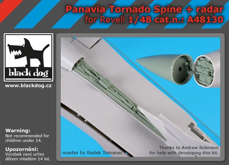 A48130 1/48 Panavia Tornado spine+radar for Revell