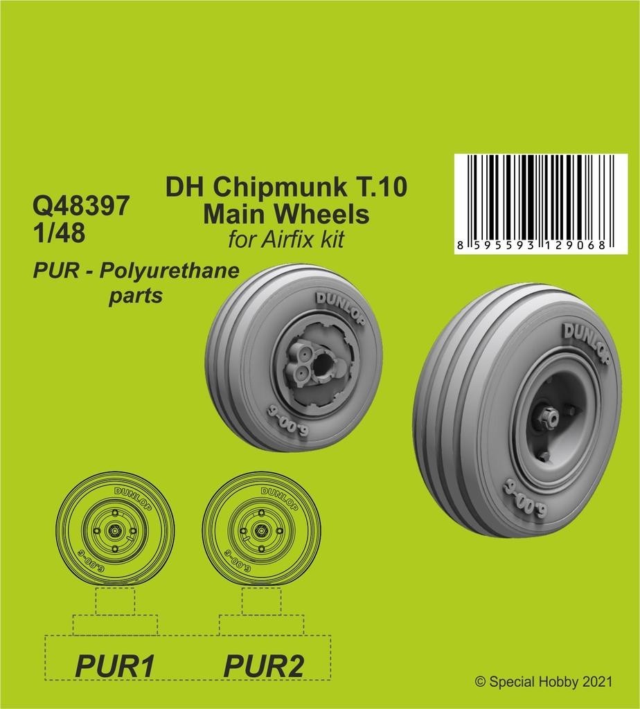 DH Chipmunk T.10 Main Wheels