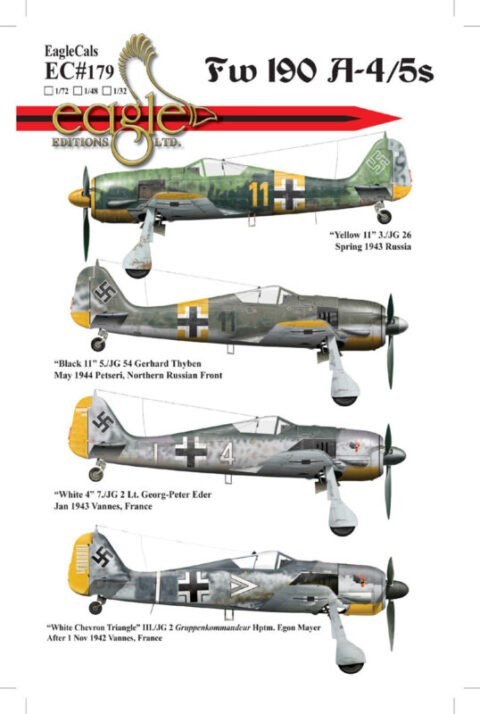 EagleCals #179 Fw 190 A-4/5s