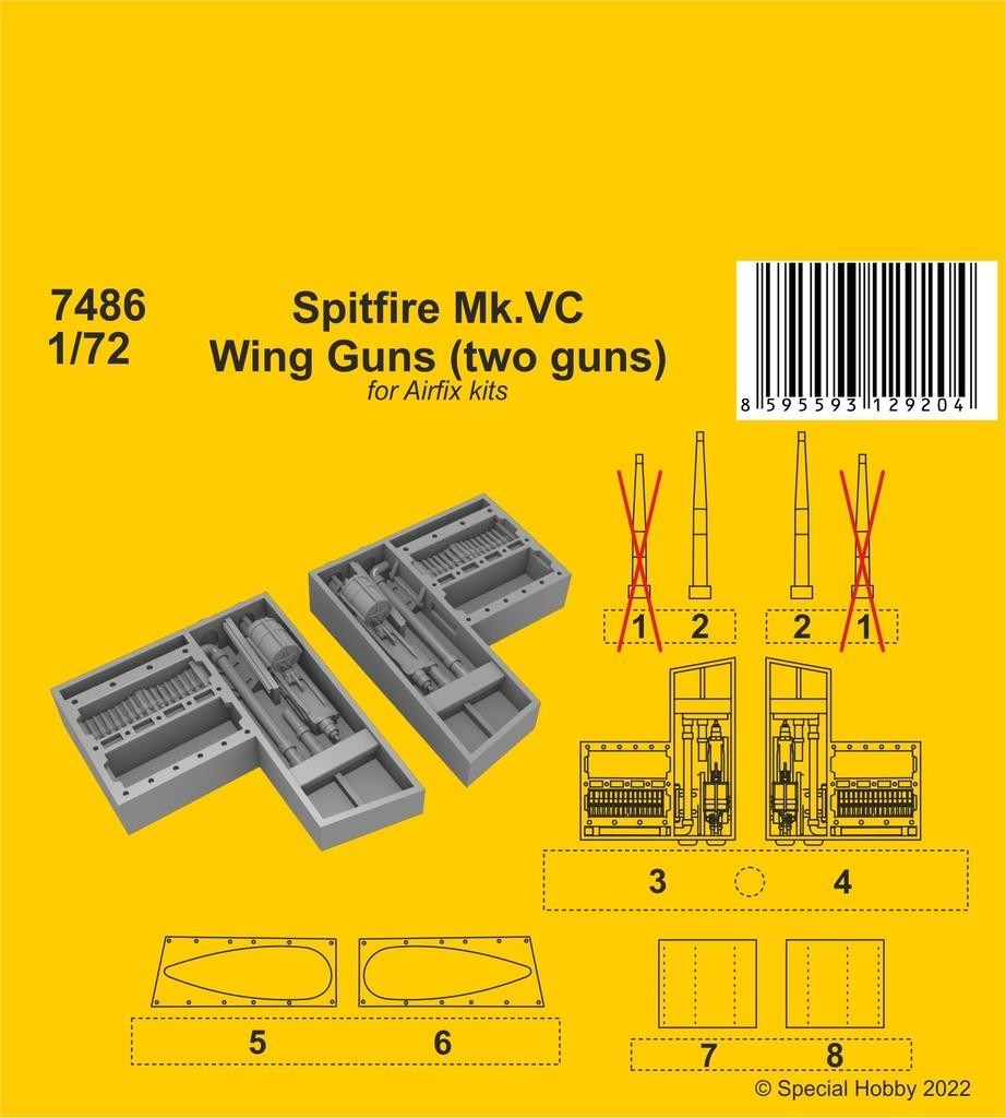 Spitfire Mk. Vc Wing Guns (two guns)