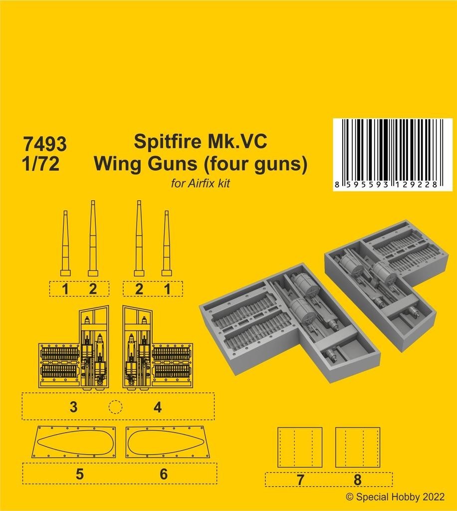 Spitfire Mk. Vc Wing Guns (four guns)