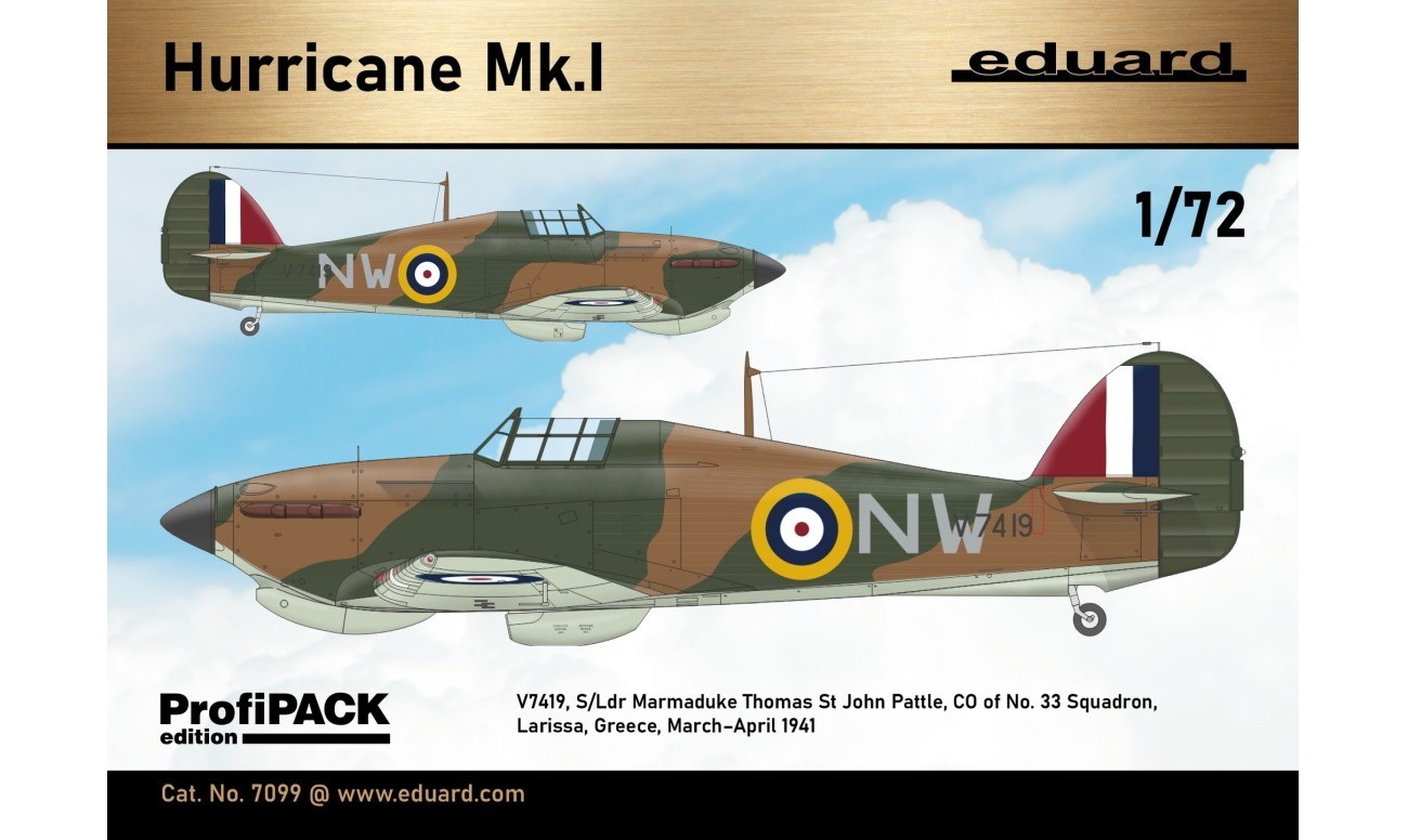 Fly 1/32 Paint Mask M3206 Hawker Hurricane Mk.I tropical masks for Kit 32017 