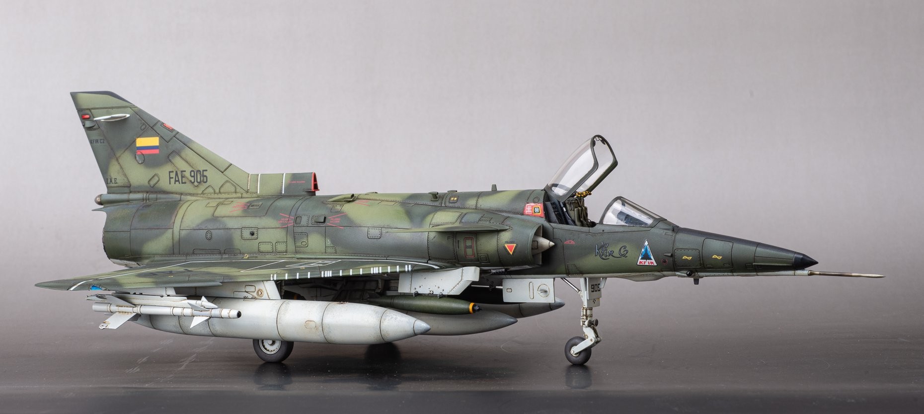 Ecuadorian Air Force Kfir C2 'Inspirations' by Iao Kit | AeroScale