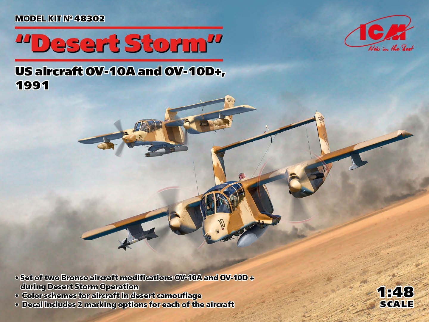 48302 - ‘Desert Storm’, US aircraft OV-10A and OV-10D+ - 1:32