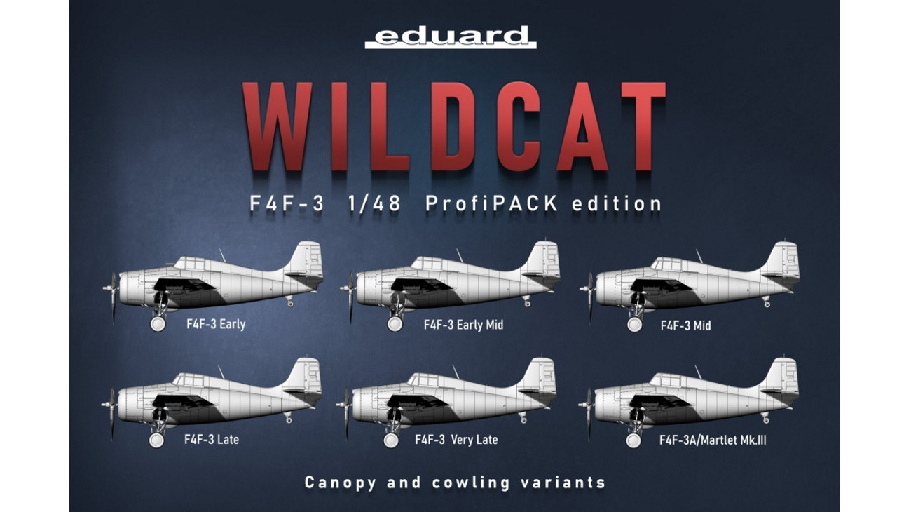 F4F Wildcat Part.3 F4F-3 Wildcats in the Pacific SCALE 1/48 Details about   Wolfpack WD48013 