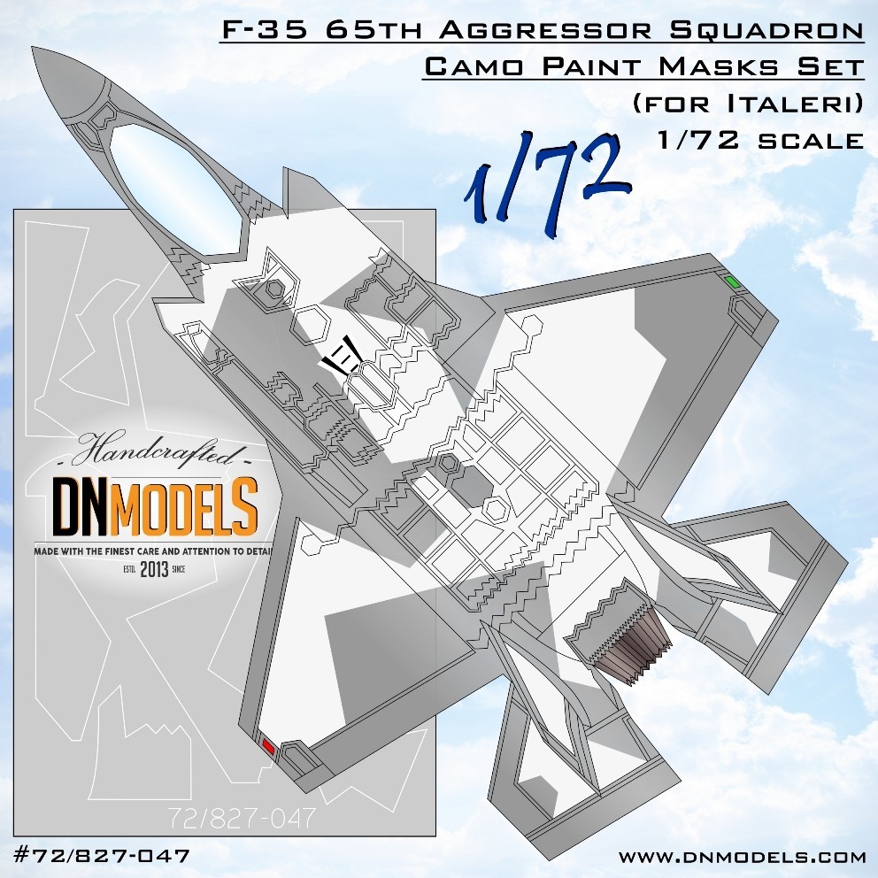 Lightning II Aggressor Squadron Camo Paint Masks Set | AeroScale