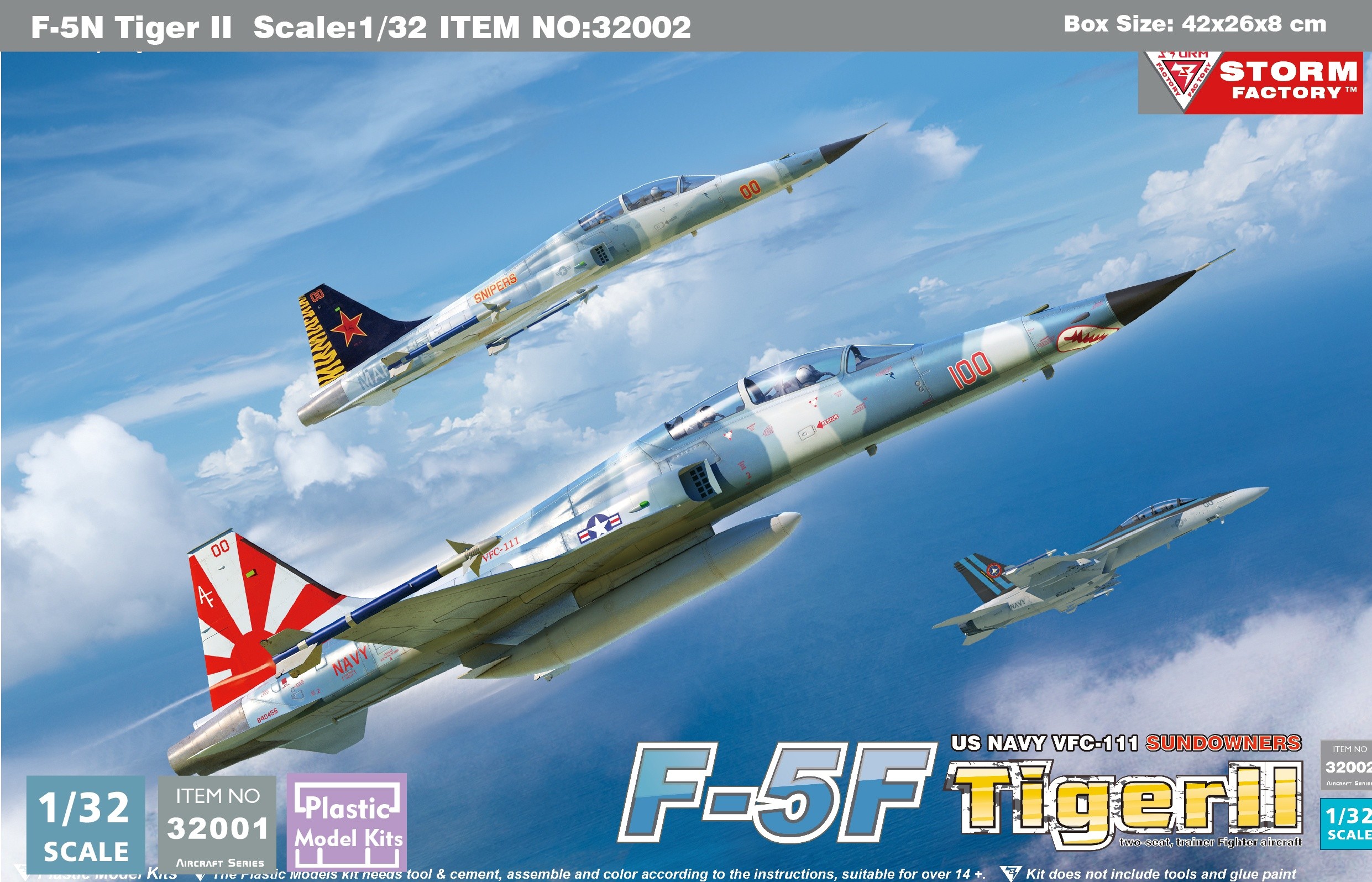 F-5F Tiger II Two-seat Trainer US Navy VFC-111 & USMC VMFT-401