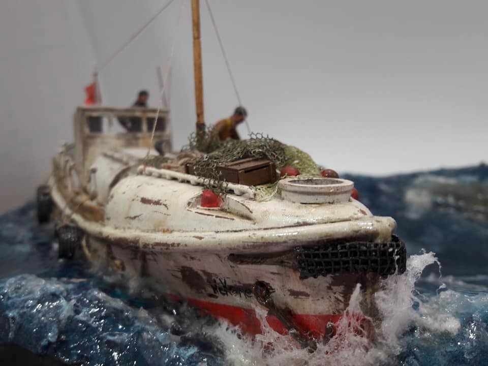 I believe this to be the old Glencoe model kit of the USS Coast Guard