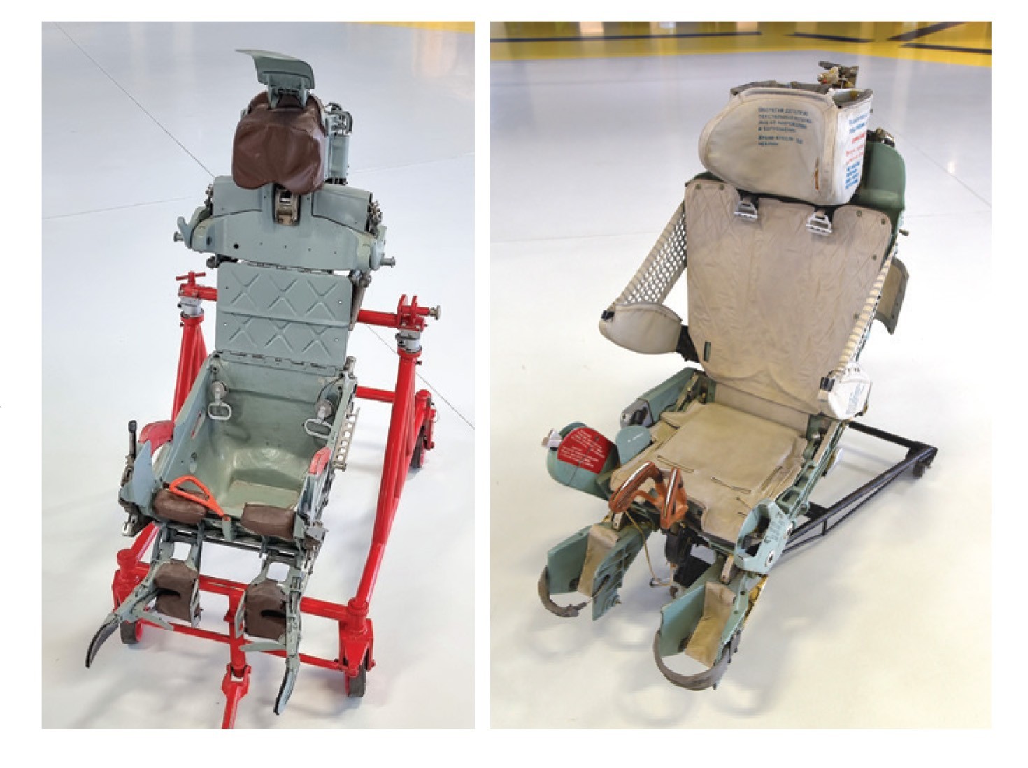 Type SK-1 and SK-3 ejection seats.