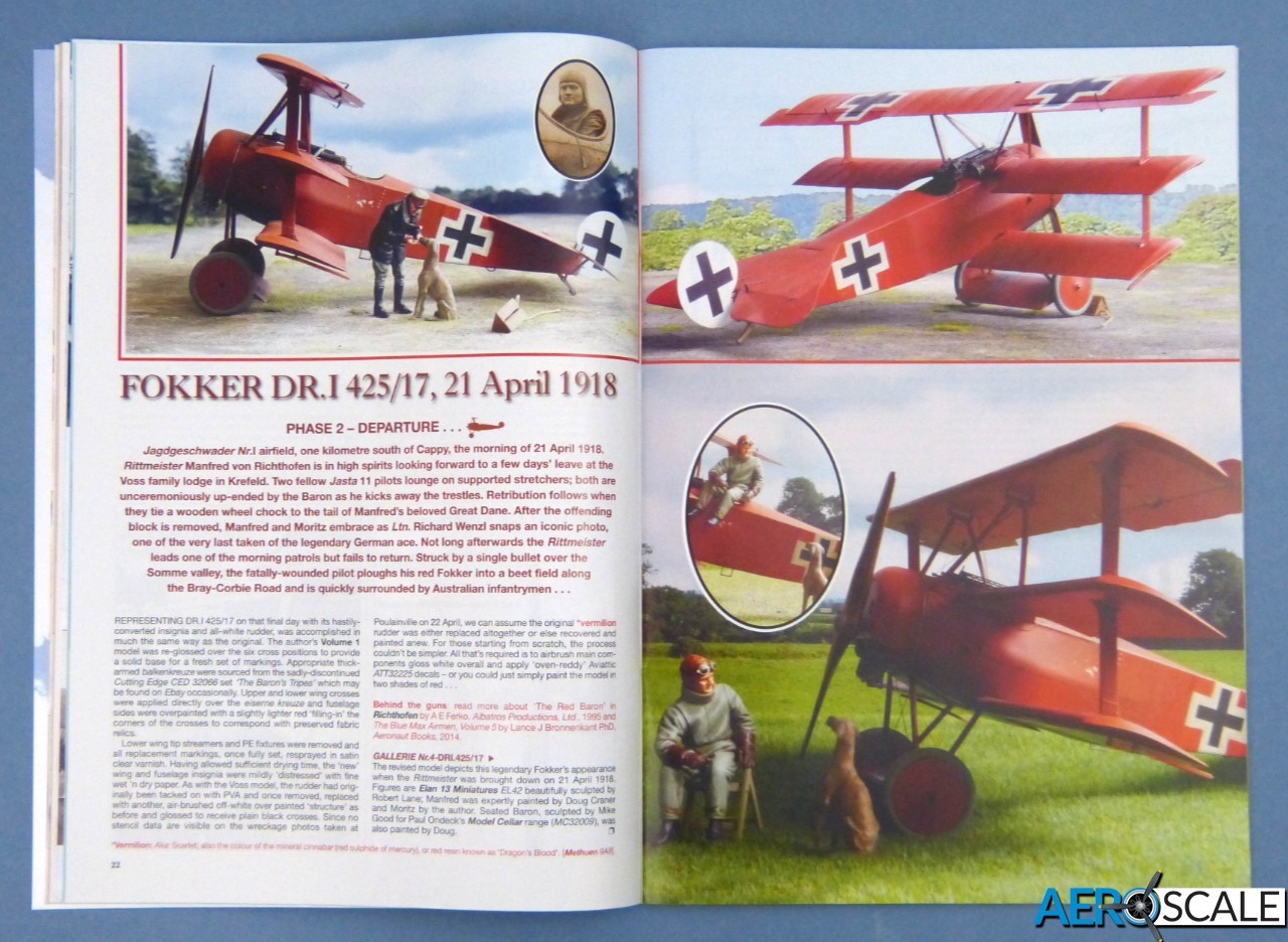 Fokker DR.I 425/17, 21 April 1918