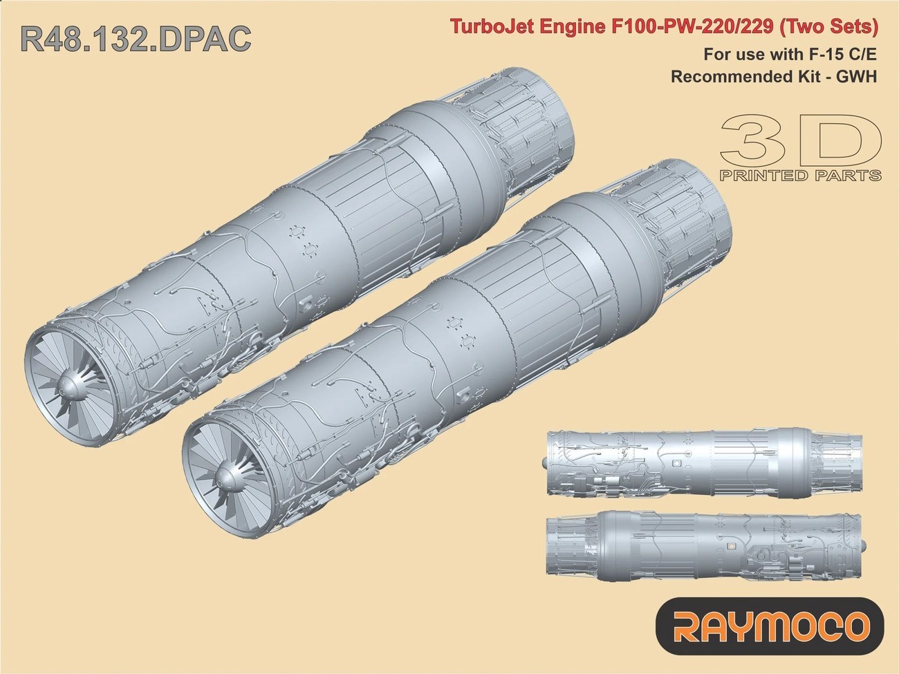 R48.132.DP – Jet Engine F100-PW-220/229 (Two Sets).