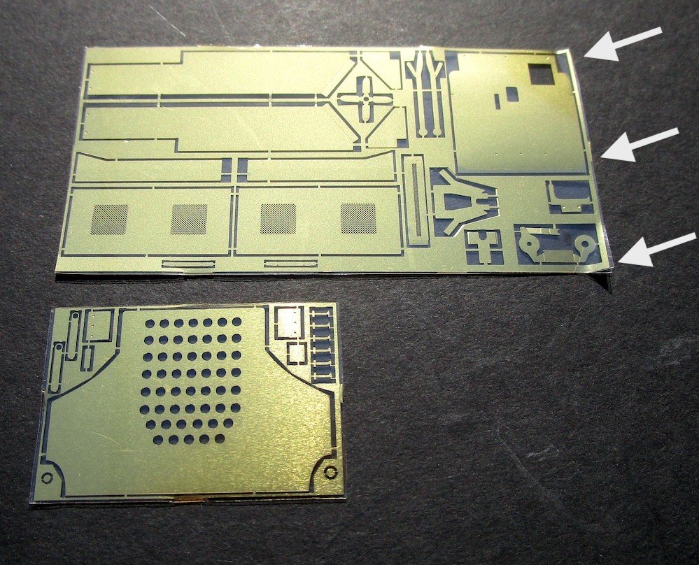 PE damage out of the box. Looks like just the frame so probably not a problem.