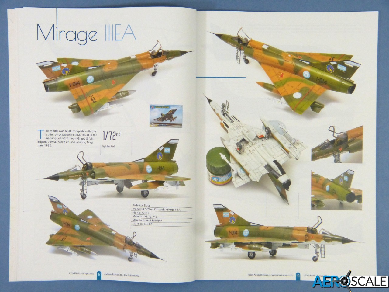 Modelsvit Mirage IIIEA - 1:72