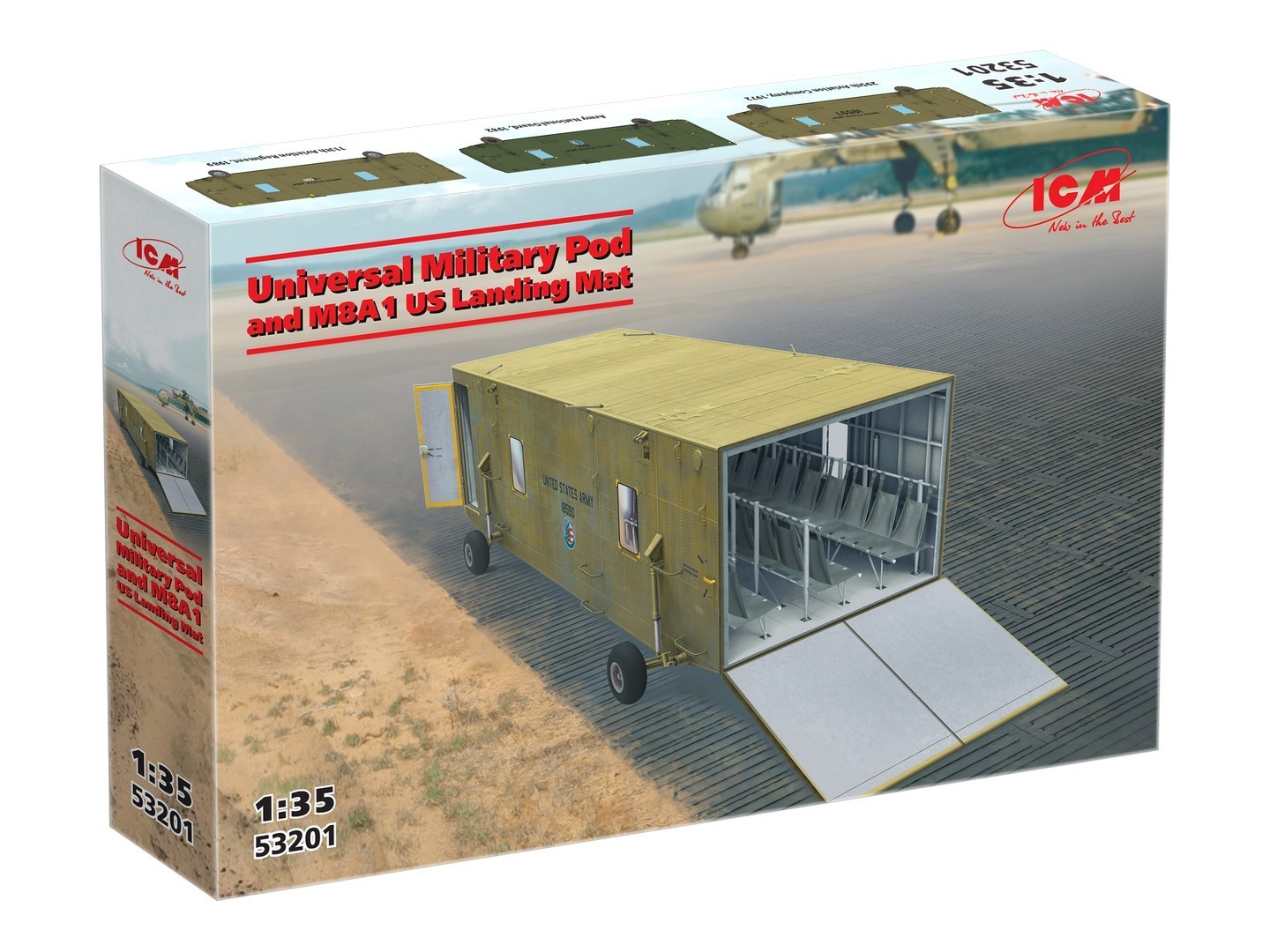 Universal Military Pod and M8A1 US Landing Mat