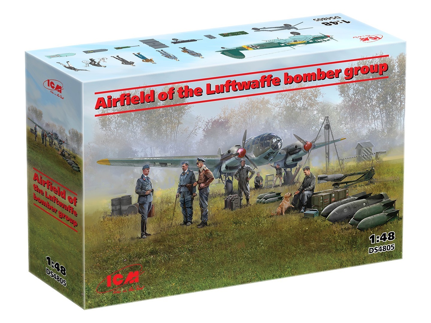 Airfield of the Luftwaffe bomber group 1:48
