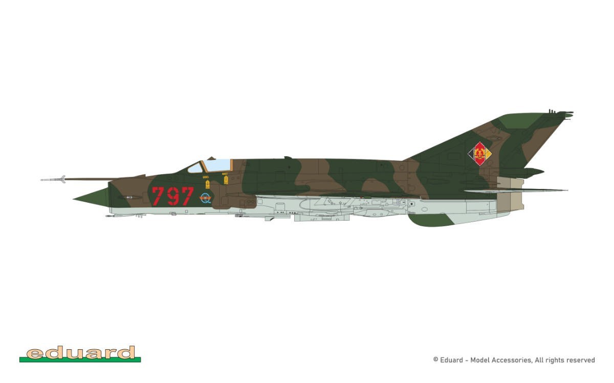 6. MiG-21bis, 797, German Democratic Republic, Holzdorf, 1990