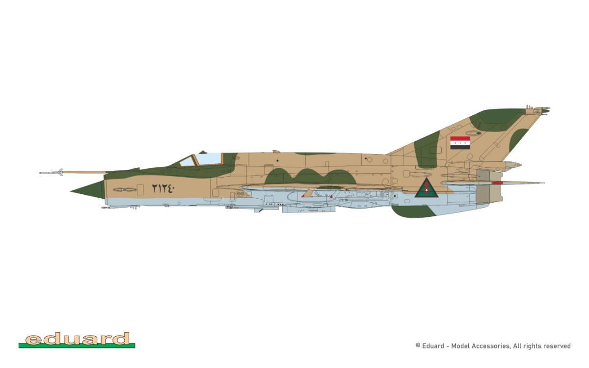 4. MiG-21bis, No. 47 Squadron, Iraqi Air Force, Al Hurrya Air Base, Iraq, 1990