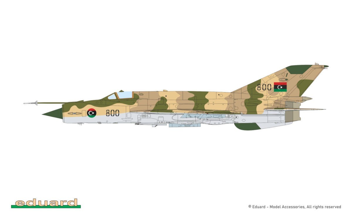 5. MiG-21bis, Free Libyan Air Force, Tobruk, Libya, November 2011