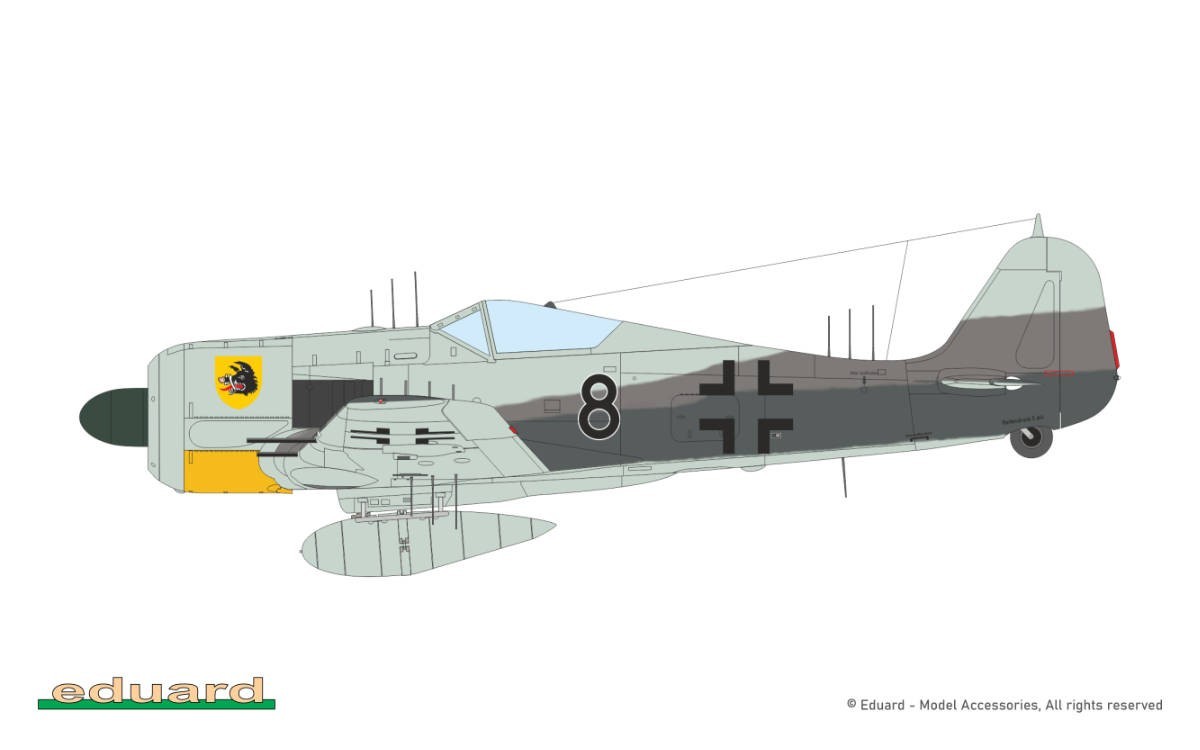 7. Fw 190A-6/R11, II. /JG 300, Lobnitz, Germany, fall 1943