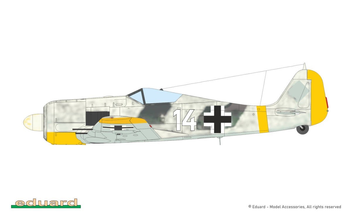 4. Fw 190A-6, Fw. Günther Josten, 1./JG 51, Bobruysk, the USSR, January 1944