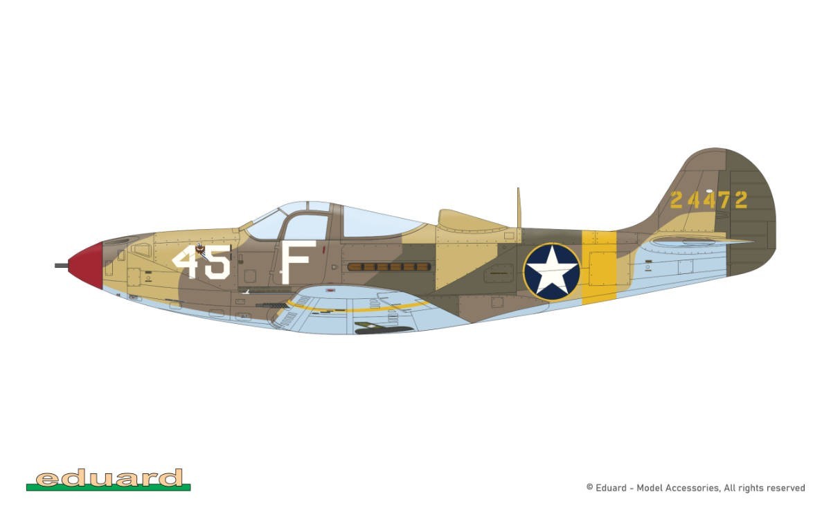 3. P-39L, 42-4472, 346th FS, 350th FG, Tunisia, spring 1943