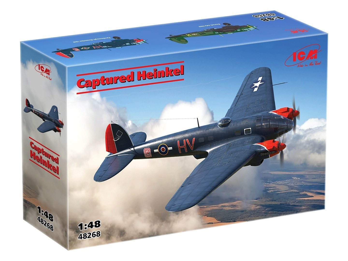 Captured Heinkel Model: 48268 Scale: 1/48