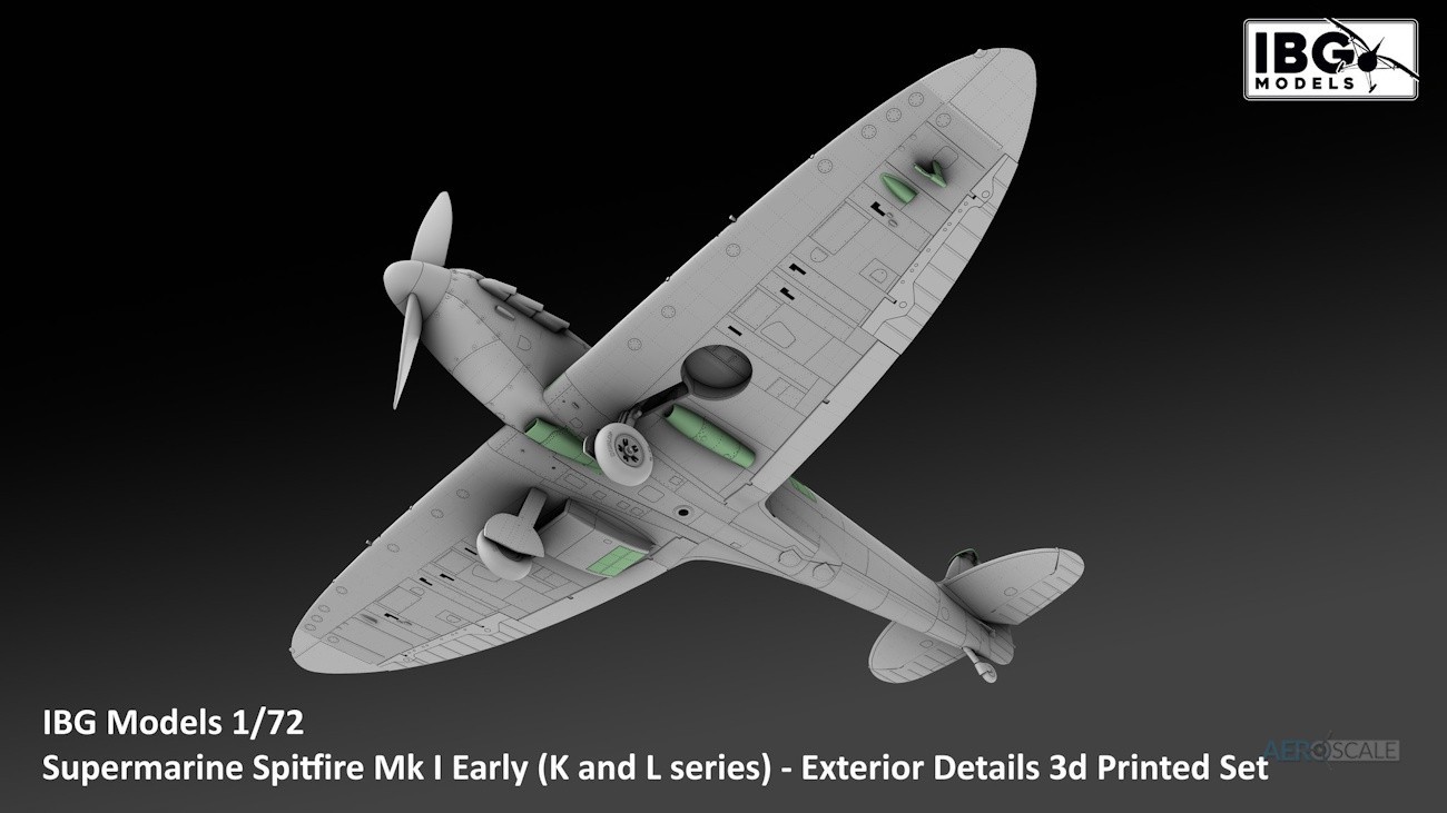 Spitfire Mk I Exterior Detail Set | AeroScale