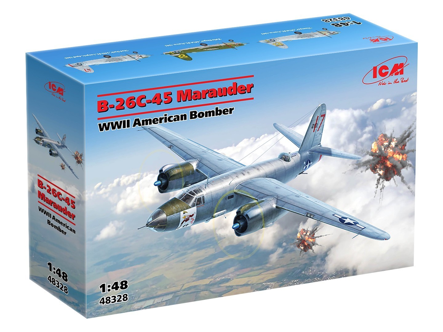 B-26C-45 Marauder, WWII American bomber