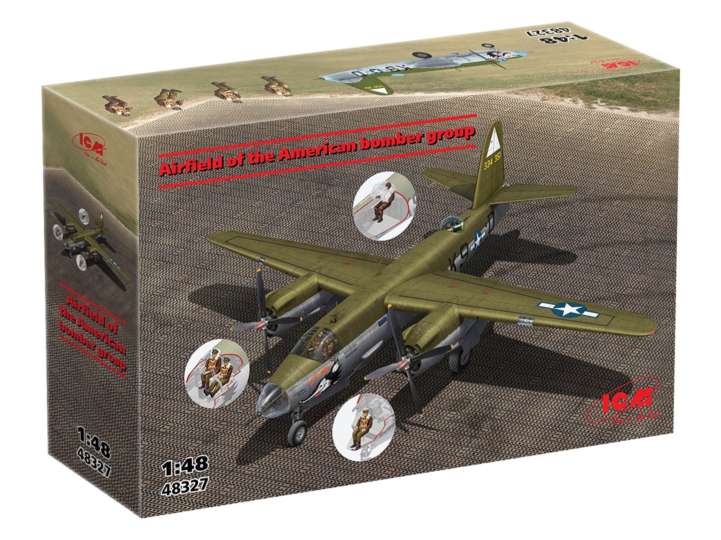 48327 - Airfield of the American bomber group - 1:48