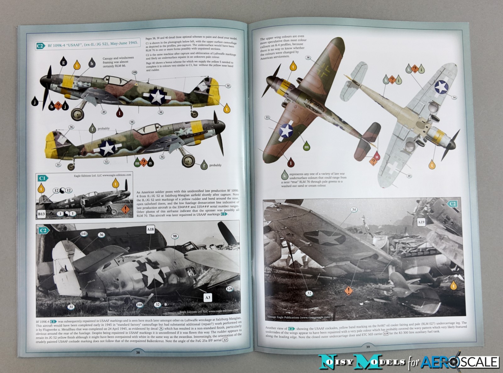 C. Bf 109K-4, W.Nr. unknown, in captured USAAF markings, ex-II./JG 52, May-June 1945
