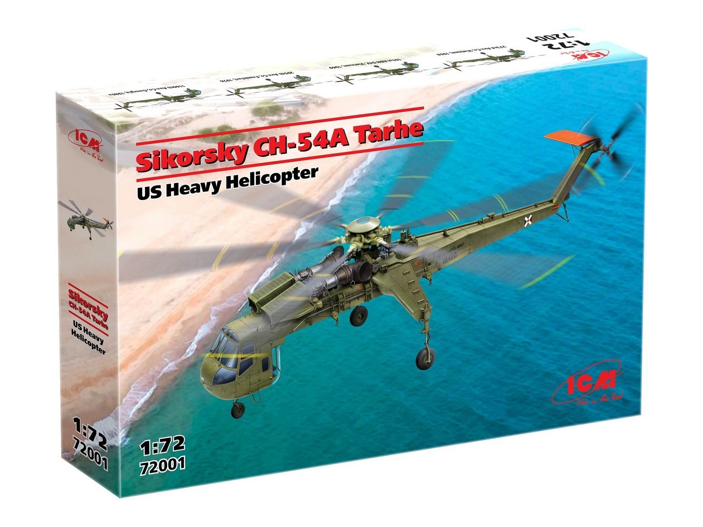 Sikorsky CH-54A Tarhe, US Heavy Helicopter - 100% New Molds!