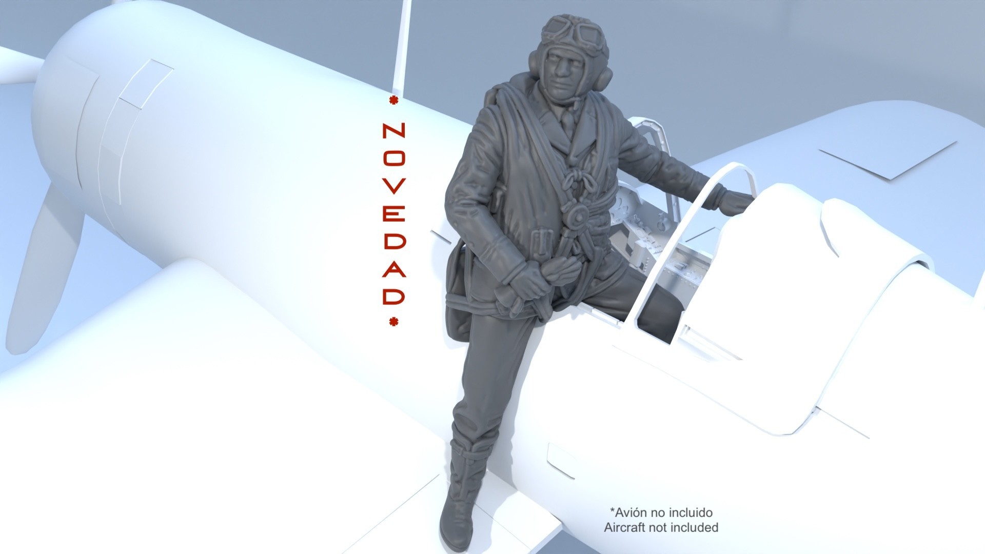 WWII US Pilot entering the aircraft