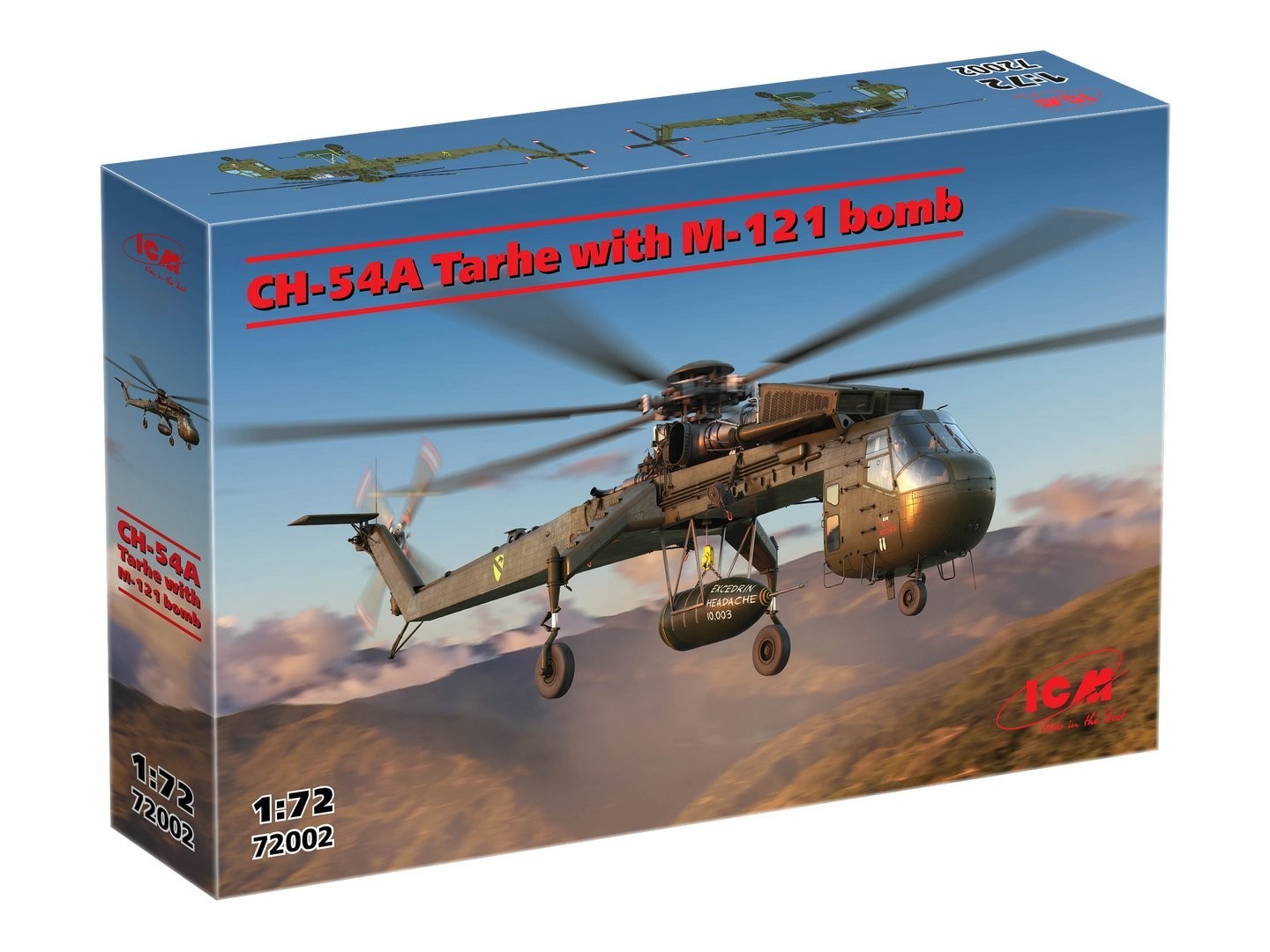 Sikorsky CH-54A Tarhe with M-121 bomb