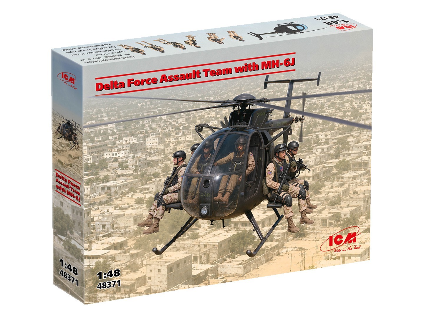 Delta Force Assault Team with MH-6J