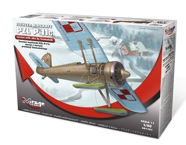 PZL P.11c With Skis Released